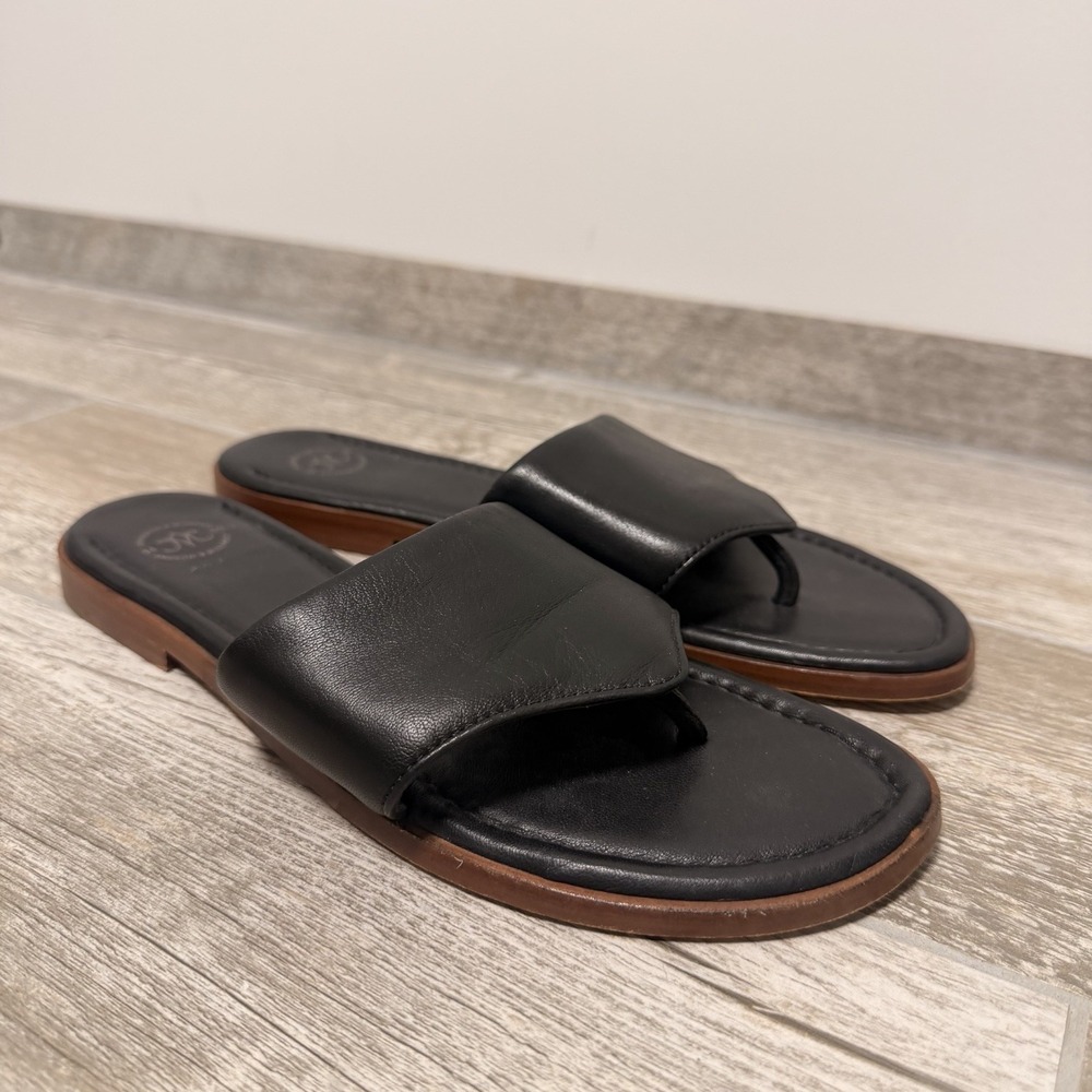 Johnston and‎ Murphy Black Women Leather Flats Size 10